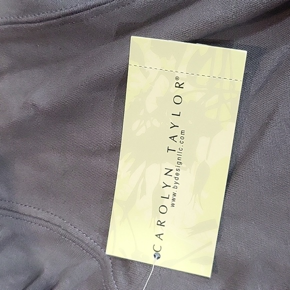 NWT Gray Caryolyn Taylor Mock Turtleneck Size XS - Picture 5 of 5